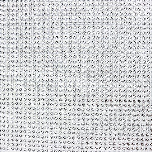 Floristik24 Asztali futó flitterekkel, világos ezüst szélesség 25 cm hosszú 228 cm