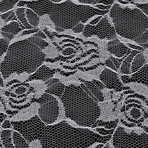 Floristik24 Asztali futó csipke fehér 200mm 10m