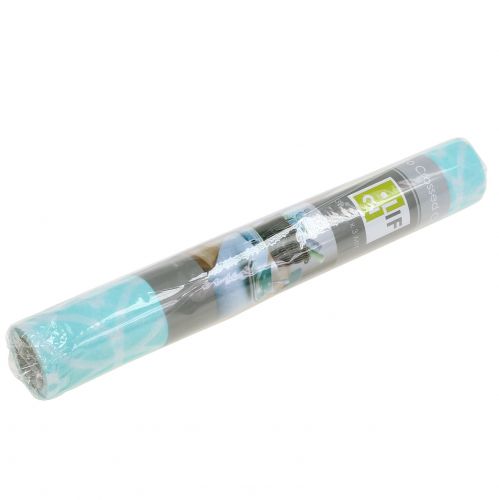 Floristik24 Asztali futó világoskék mintával 30cm x 300cm