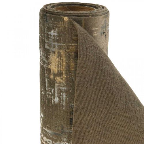 Floristik24 Asztali futó barna asztali futó asztaldísz poliészter hossz 250cm sz20cm