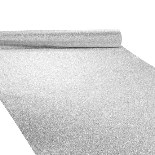 Asztali futó ezüst 50cm 3m