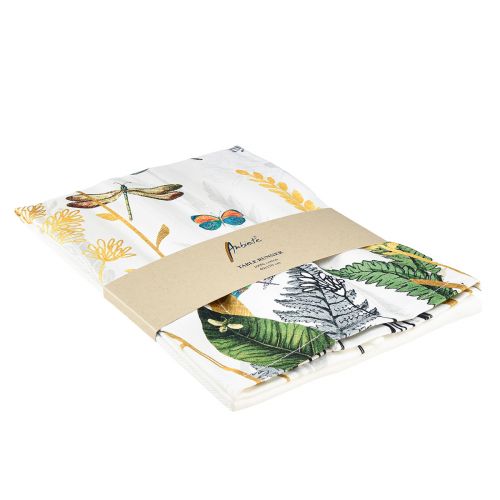 tételeket Asztali futó nyári asztali futó réti nyári fehér 40x150cm