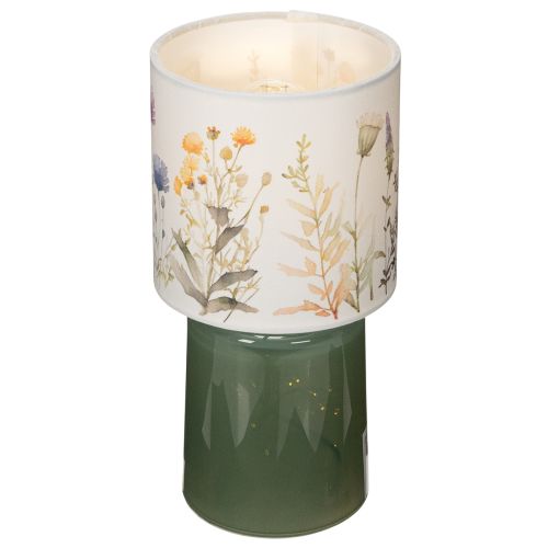 tételeket LED asztali lámpa virágmintával a nappali stílusos világításához, 23 cm