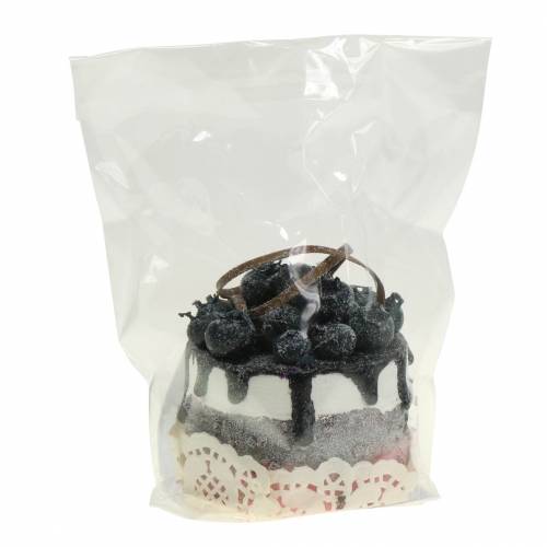 Floristik24 Deco tartlets áfonyás étel replika 7cm