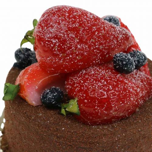 Floristik24 Dísztorta csokoládé étel replika 7cm