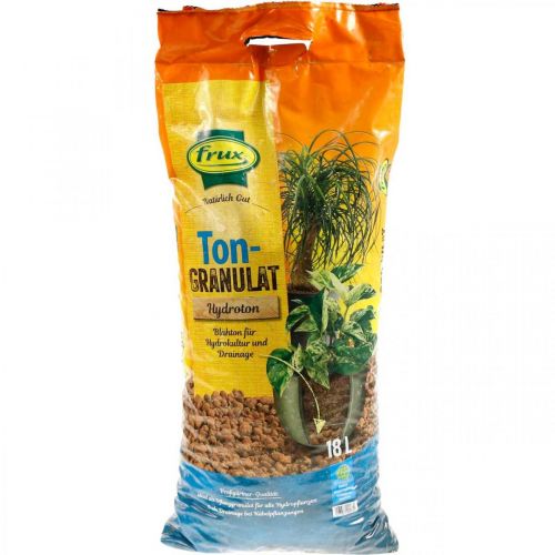 Floristik24 Frux agyag granulátum Hydroton duzzasztott agyag növényi granulátum 18l