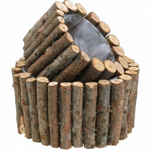 Floristik24 Növénytál kör natúr nyírfaágak Ø14/20cm 2 db-os készlet