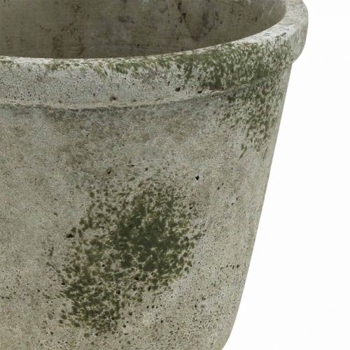 Floristik24 Virágcserepes antik megjelenésű virágtartó patinával Ø20,5cm H16cm