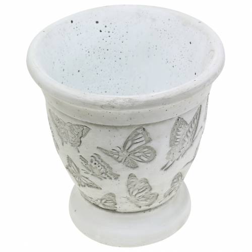 Floristik24 Cserepes ültetőpohár pillangókkal Ø12,5cm H13cm 2db