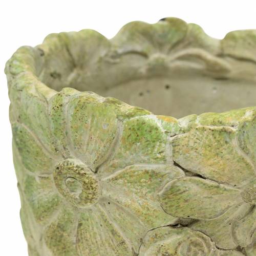 Floristik24 Cserepes zöld Ø15,5cm H15cm