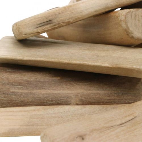 Floristik24 Driftwood természet, tengeri dekoráció fa L8cm 250g