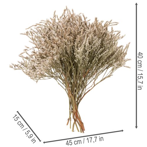 Szárított virágos tengerparti levendula csokor Statice nature 1kg | Floristik24.hu