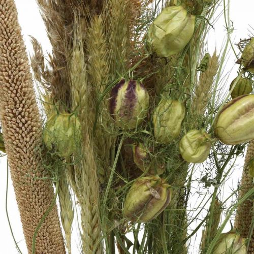 Floristik24 Csokor szárított virágból rózsaszín, fehér csokor szárított virágból H60-65cm