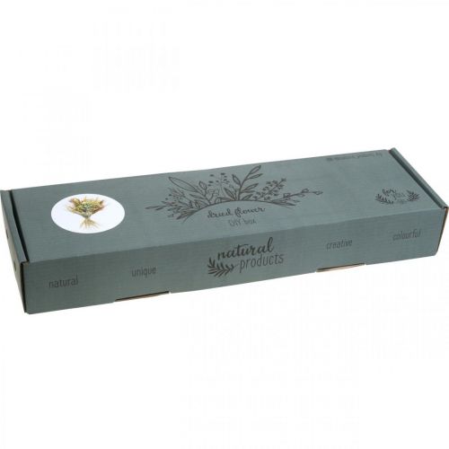 tételeket Szárított virág barkácskészlet kreatív csokrokhoz és dekoratív koszorúkhoz, sárga, 60 cm – Természetes termék