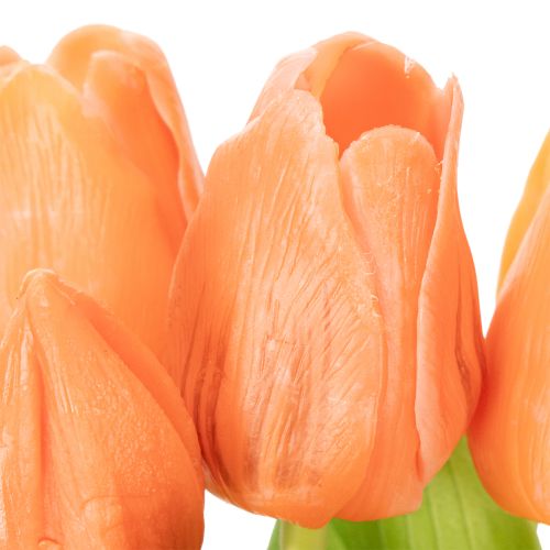tételeket Műtulipánok tavaszi dekorációhoz, nappaliba és konyhába, élethű megjelenéssel, 30 cm, 7 darab