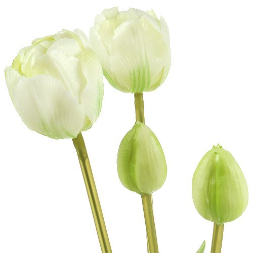 tételeket Tulipánkrém Real-Touch virágdísz L43,5cm 5db