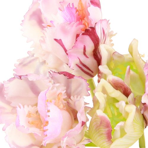 tételeket Tulipán műpapagáj tulipán lila csokor 5 virággal 40cm