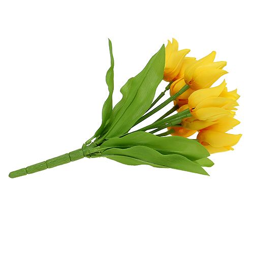 Floristik24 Tulipán bokor Sárga H30cm