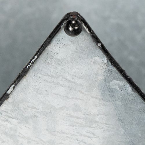 tételeket Virágtartó korona fém díszes cink Ø21.5/19.5/17cm 3 db-os szett