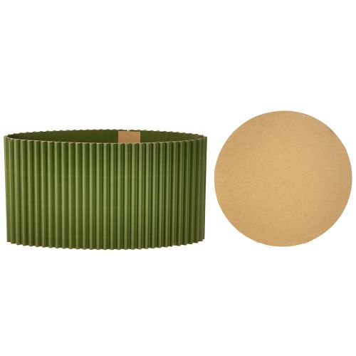 tételeket Ültetőpapír sötétzöld virágcserép Ø19cm M14cm 3 db