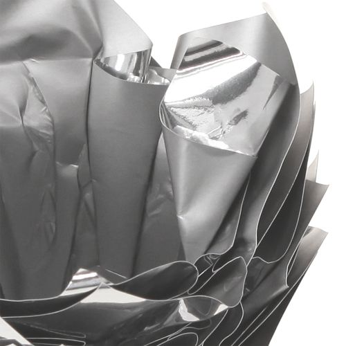 tételeket Ültetvény ezüst fényes ajándékcsomagolás Ø5.5cm M6cm 8 db