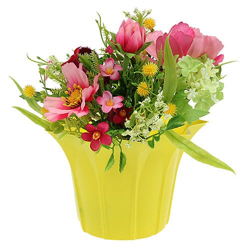 tételeket Műanyag virágtartó, színes válogatott. Ø9cm 10 db