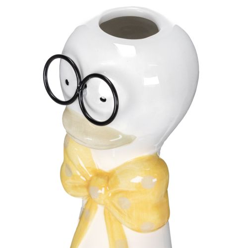 tételeket Kacsa váza aranyos mintával, vidám asztaldísznek, 24 cm, 2 darab