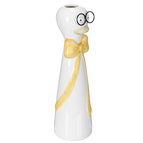 tételeket Kacsa váza aranyos mintával, vidám asztaldísznek, 24 cm, 2 darab