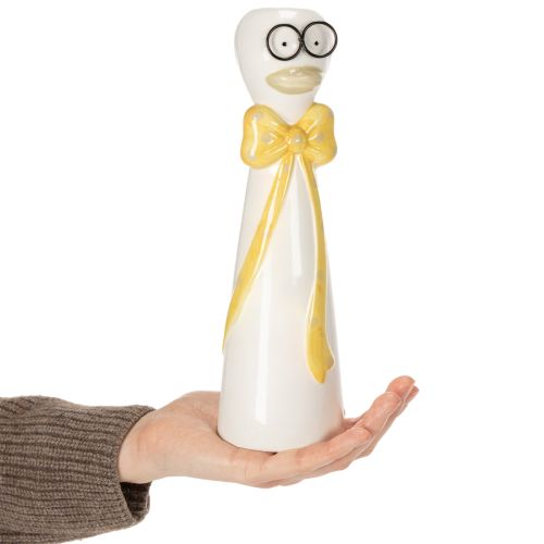 tételeket Kacsa váza aranyos mintával, vidám asztaldísznek, 24 cm, 2 darab