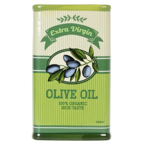 tételeket Olívaolaj váza, kerámia, ideális konyhai dekorációnak és mediterrán asztalnak, 18 cm