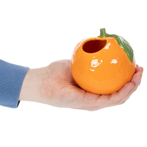 tételeket Citrusos váza, narancs és citrom, extravagáns lakberendezési kiegészítőként, nyári dekoráció, 10 cm, 2 darab