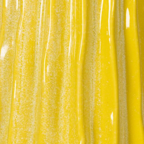 tételeket Váza barázdált mintával, stílusos nappali dekorációhoz, 33 cm