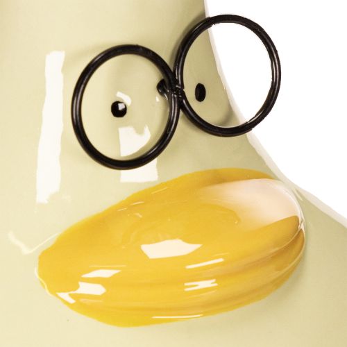tételeket Kacsafigura váza, kerámia, vidám dizájn, modern enteriőrökbe ideális, 15 cm, 2 darab