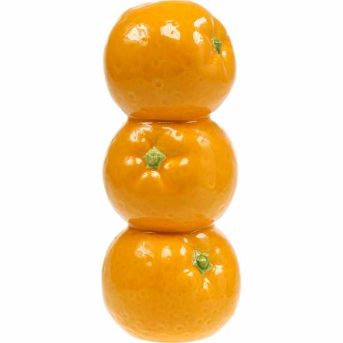 Floristik24 Váza narancs díszítő váza kerámia nyári dekoráció citrusfélék virág váza