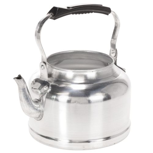 Vintage díszes teáskanna/ültető, fém cinkhatású felülettel, Ø19cm M15cm vétel | Floristik24.hu