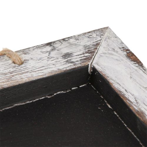 tételeket Vintage függő palatábla fekete fehér 30×25cm 2db