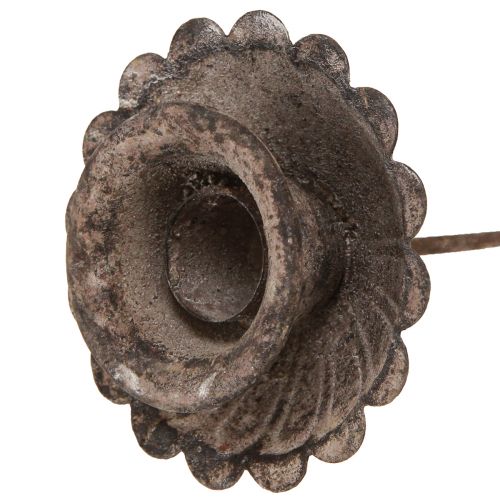 Floristik24 Vintage hegyes gyertyatartó behelyezhető Ø8,5cm H11,5cm 4db