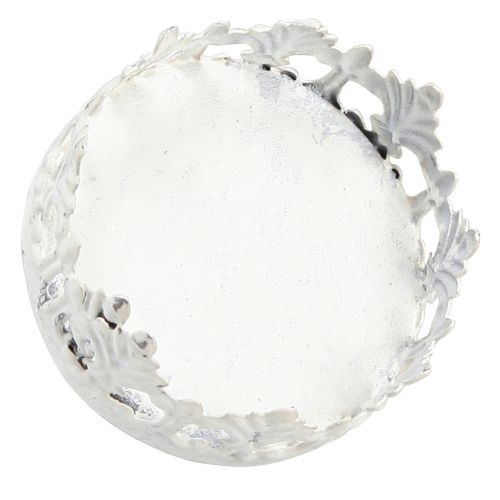 tételeket Vintage teamécses tartó fehér Ø5,5cm H8cm 4db