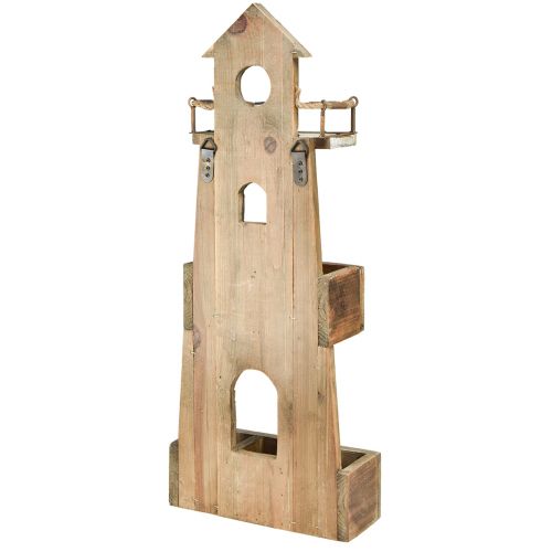 Floristik24 Vintage polc tengeri fa díszvilágítótorony 30×11,5×75 cm