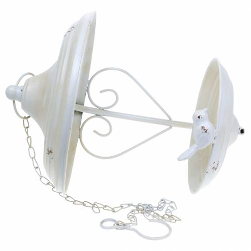 Floristik24 Madáretető fémkrém felakasztására, rács Ø21cm H27cm