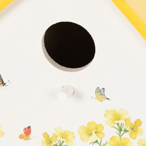 tételeket Dekoratív madárház virágmintával beltéri és erkélyes használatra, 21 cm