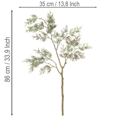 Műborókaág, díszes műág vázába, 86cm | Floristik24.hu