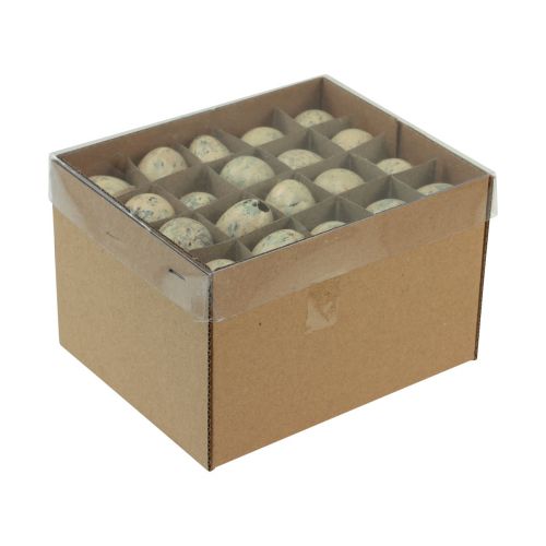 Floristik24 Fürjtojás díszítés Húsvéti fújt tojáskrém 3cm 50 db