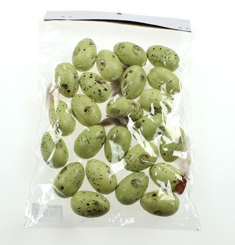 Floristik24 Fürjtojás tollal 4cm 24db