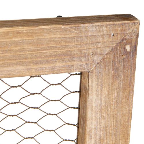 tételeket Rusztikus faldekoráció, fa és fém, 40x60cm, barna, vintage