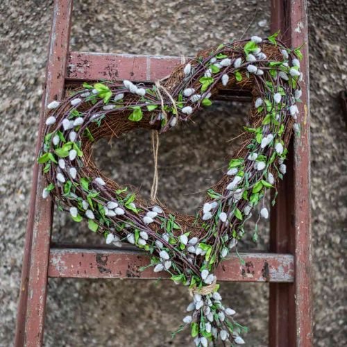 Floristik24 Mesterséges punci fűzfa ág 92cm