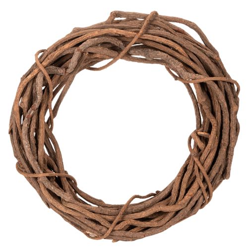 tételeket Természetes fűzfa koszorú virágkötészethez, 40 cm