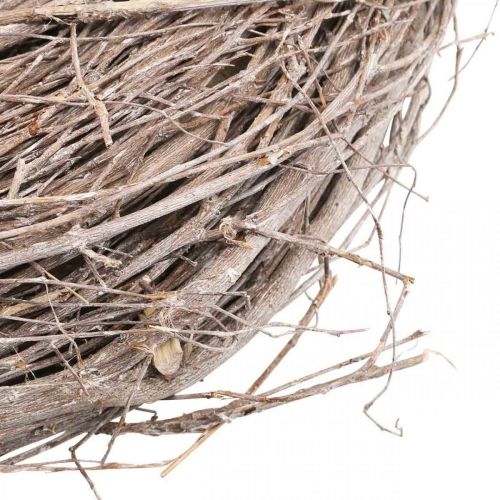 Floristik24 Fehér fűz koszorú dekoratív koszorú koszorú asztali koszorú Ø30cm