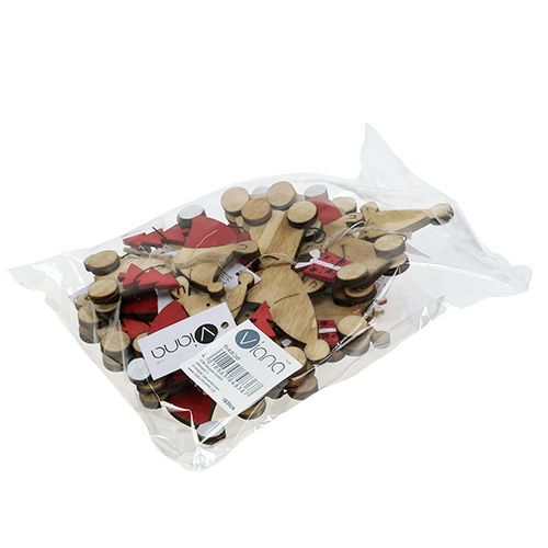 Floristik24 Karácsonyi dekorációs egér 9cm natúr 16 db