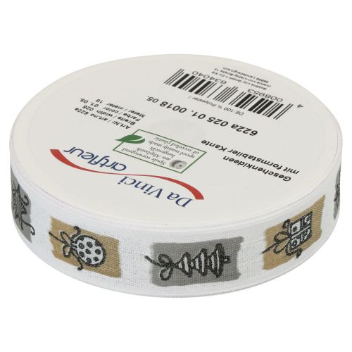 tételeket Karácsonyi szalag szürke szalag karácsonyi 25mm 18m